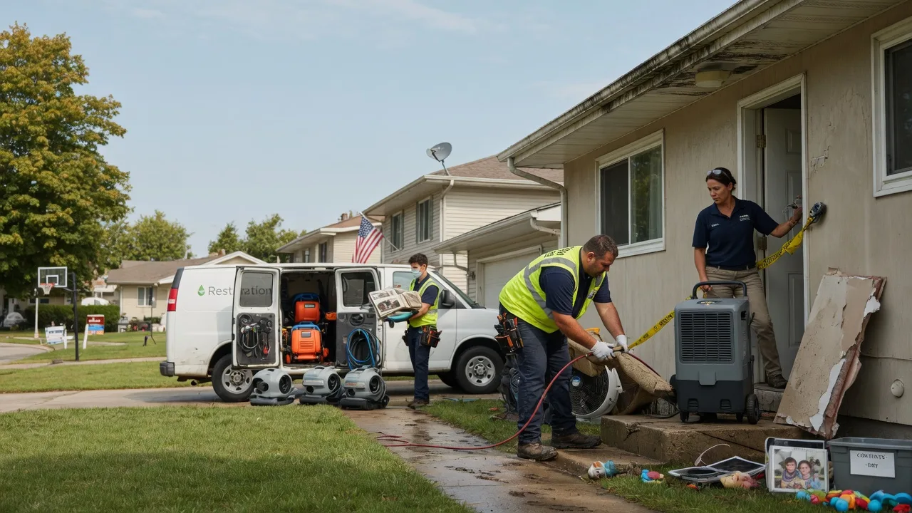 Water Damage Restoration in Flat Rock, MI near me